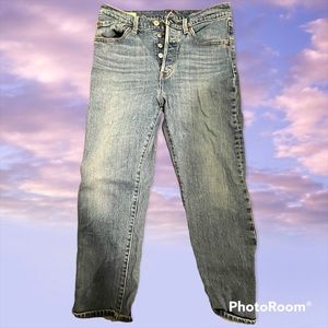 Levi’s 501 Skinny Crop slight stretch